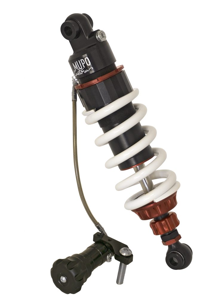 Mupo Suspension GT1 Black Rear Shock for Harley Davidson Heritage